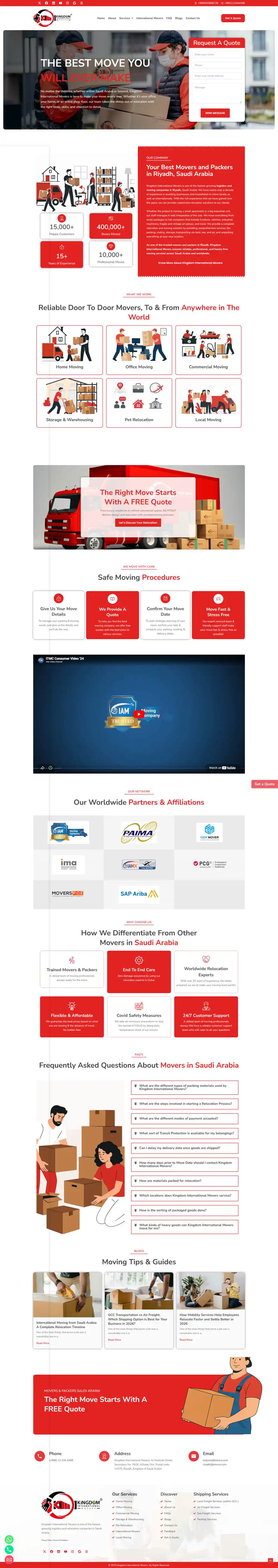 KIMWW website showcase